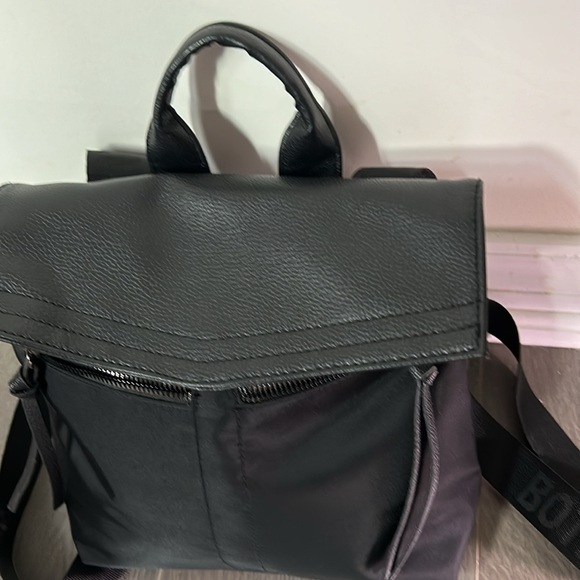 Botkler New York ‘Trigger’ Nylon Mini Black Backpack - Picture 7 of 16